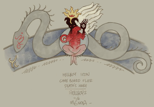 Arte conceptual para Hellboy 2 (Mike Mignola)